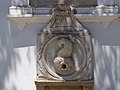 Figurehead in Reding Fountain, 2020-06-26.