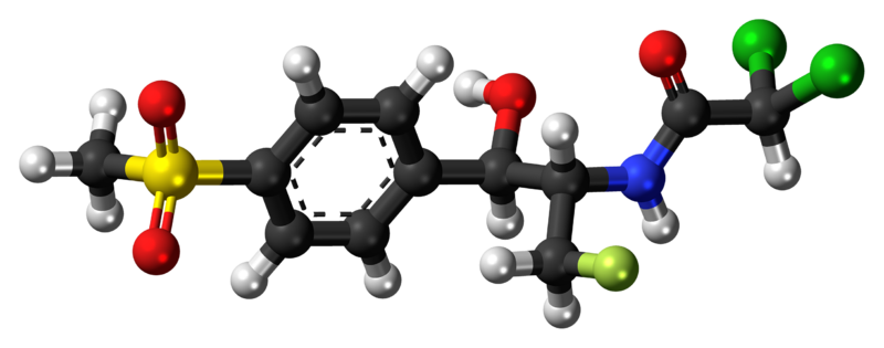 File:Florfenicol molecule ball.png