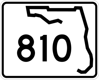 <span class="mw-page-title-main">Florida State Road 810</span> State highway in Florida, United States
