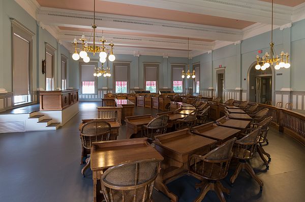 Former Senate chamber in the Old Capitol