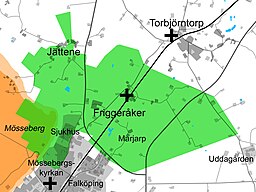 Friggeråkers sogn i Gudhjems herreder Vestgotland.