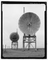Front and rear dish detail, looking east - POW-3 Distant Early Warning Line Station, Bullen Point, Prudhoe Bay, North Slope Borough, AK HABS AK-201-4.tif