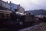 Thumbnail for File:GWR 2-8-0T 5239 Goliath, DVR, Kingswear September 1979 Slides148 (9931493664).jpg