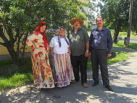 Gabor-Roma from Transylvania, Romania in traditional dress