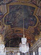 Plafond galerie des glaces de Versailles od Charlese Le Bruna.