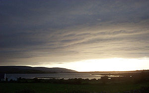 Sonnenuntergang über der Galway Bay