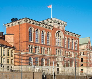 Gamla Riksarkivet building in Stockholm Municipality, Stockholm County, Sweden