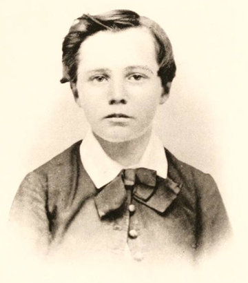 Hobart as a young boy