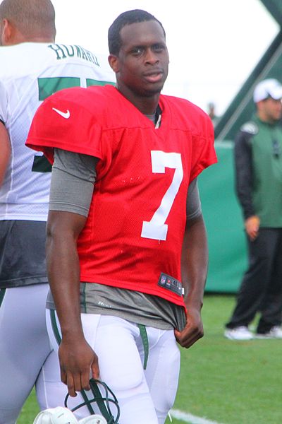 Smith at New York Jets' training camp in 2013.