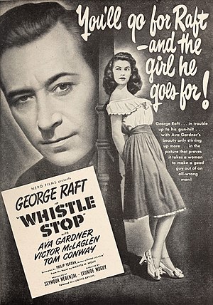 Immagine George Raft and Ava Gardner in 'Whistle Stop', 1946.jpg.