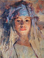Georges Gasté, Portrait de femme de Bou Saada, 1896.
