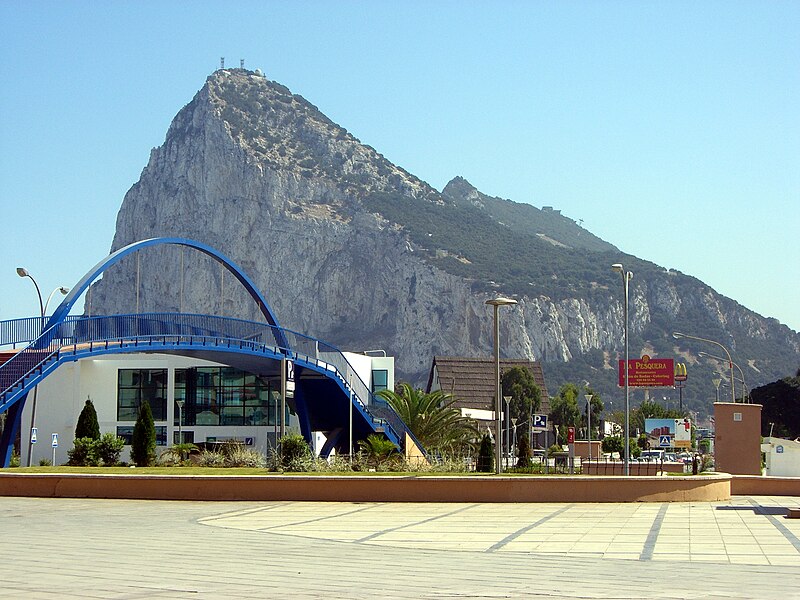 File:Gibraltar, from La Linea de la Concepcion.jpg