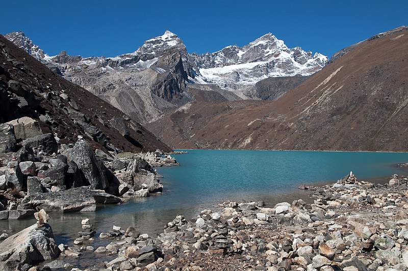 File:Gokyo Lakes, Dudh Pokhari, Nepal, Himalayas.jpg