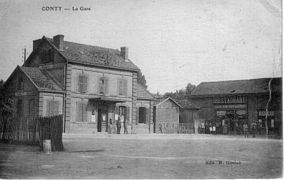 La gare de Conty.