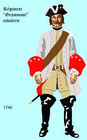 régiment de Grammont cavalerie de 1740 à 1757