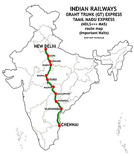 New Delhi–Chennai main line