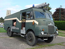 A post-war Bedford RLHZ Self Propelled Pump (Green Goddess). Green Goddess 1.jpg