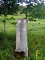 Croix érigée en 1890, sur le bord du chemin menant au Pas du Serpaton.