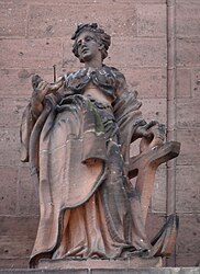 Statue de la façade