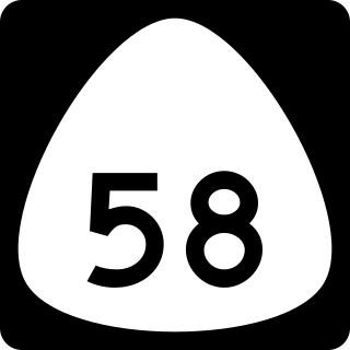 <span class="mw-page-title-main">Hawaii Route 58</span> State highway in Kauai County, Hawaii, United States