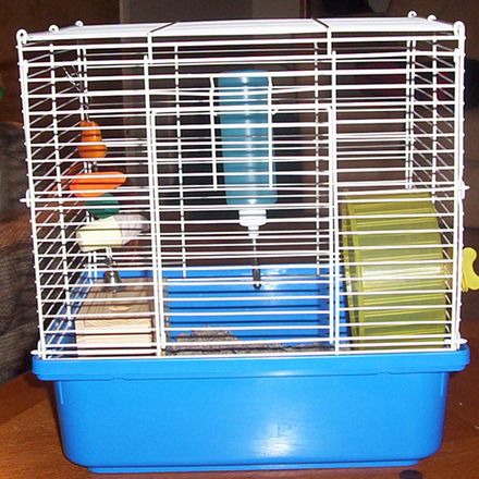 A cage designed to contain small animals