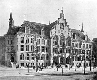 The first business school in Cologne before World War I Handeshochschule (spater Hansagymnasium) vor 1900.jpg