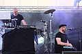 * Nomination The German electro industrial band Haujobb at the Blackfield festival 2014 in Gelsenkirchen. By User:S. Bollmann --Achim Raschka 06:40, 14 February 2015 (UTC) * Promotion Left crop not optimal, but overal QI to me --Poco a poco 12:33, 14 February 2015 (UTC)