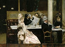 café in Parijs, 1877
