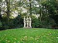 The Henry Moore sculpture "Three Standing Figures" in Battersea Park. [130]