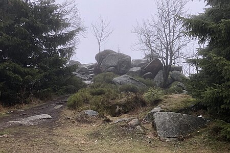 Hermannsklippe am Brocken