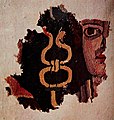 The caduceus in a tapestry, 3rd century