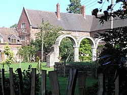 High Ercall Hall, showing arches from newer demolished 1608 building High Ercall Hall - geograph.org.uk - 365914.jpg