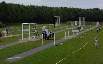 The obstacle race, an event of naval pentathlon at the 2007 Military World Games Hinderbanan.jpg