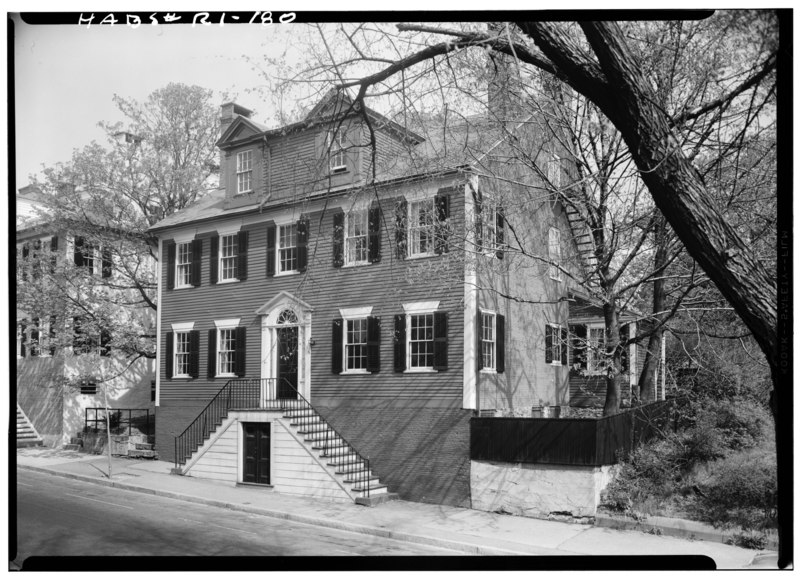 File:Historic American Buildings Survey, Laurence E. Tilley, Photographer May, 1958 SOUTH (FRONT) AND EAST ELEVATIONS. - William Holroyd House, 106 Angell Street, Providence, Providence HABS RI,4-PROV,80-1.tif
