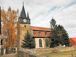Church in Holzsußra in Thuringia