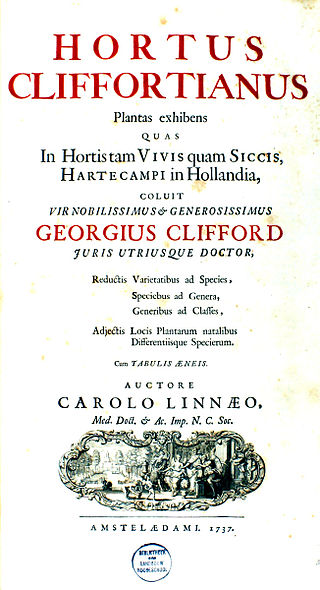 <i>Hortus Cliffortianus</i>