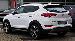 Hyundai Tucson 2.0 CRDi 4WD Premium (III) - Heckansicht, 5. septembre 2015, Düsseldorf.jpg