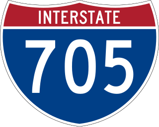 <span class="mw-page-title-main">Interstate 705</span> Interstate highway in Tacoma, Washington