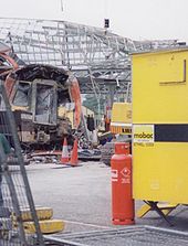 Front view of 318254 shortly after the crash at Largs station Image-Largs0.jpg