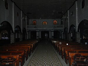 Interior and choir