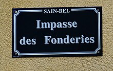 impasse des fonderies