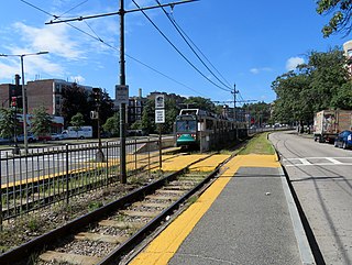 <span class="mw-page-title-main">Griggs Street station</span> Light rail station in Boston, Massachusetts, US