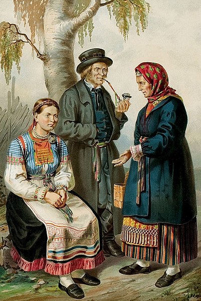Two main subgroups of Ingrian Finns: Äyrämöiset and Savakot