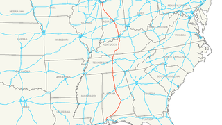 Interstate 65 Interstate from Alabama to Indiana