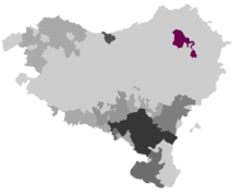 Cartographie du vignoble d'Irouléguy au Pays basque.