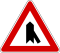 İtalyan trafik işaretleri - confluenza dx.svg