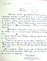 Писмо от Богдан Раденкович до консула в Битоля Михайлович, в което съобщава за смъртта на Васил Аджаларски, 11 ноември 1909 г.