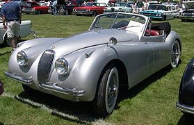 Купе с откидной головкой Jaguar XK120