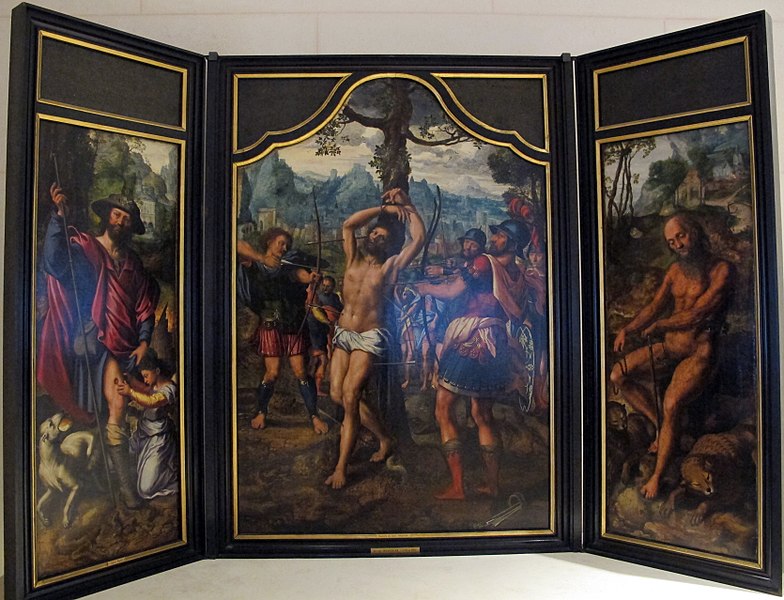 File:Jan sanders van hemessen, trittico del martirio di s. sebastiano, 1530 ca. 01.JPG