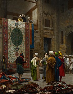 Jean-Léon Gérôme Carpet Merchant in Cairo